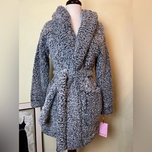 Avec Les Filles Treanch  Coat Size XS Grey Long Sleeves